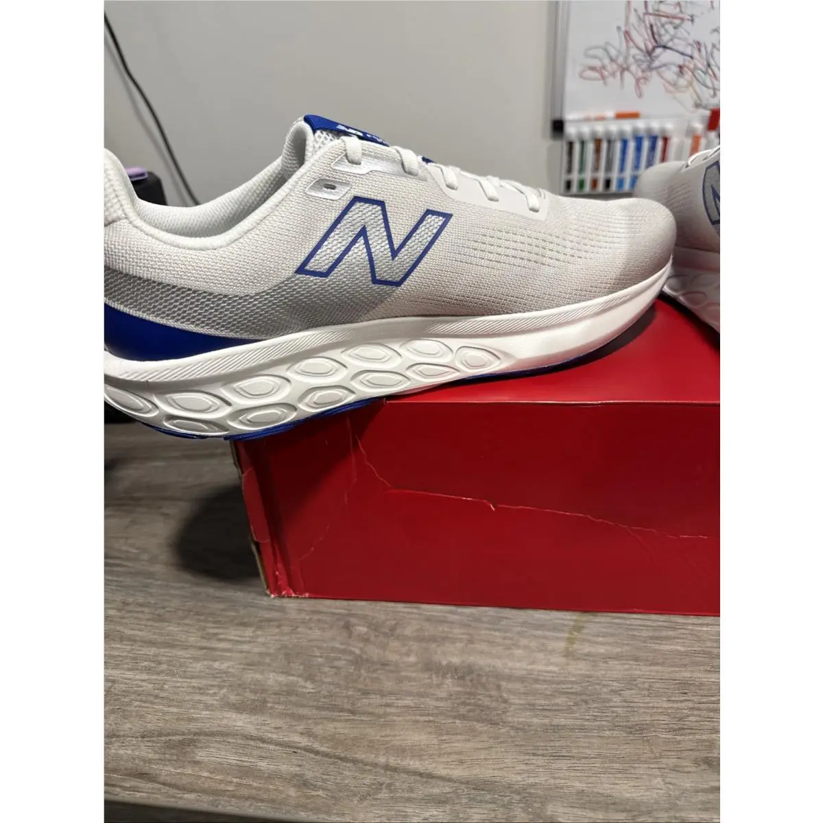 New Balance shoes - 520 V9 - M520LG9 - GREY MATTER / REFLECTION / TEAM ROYAL 5