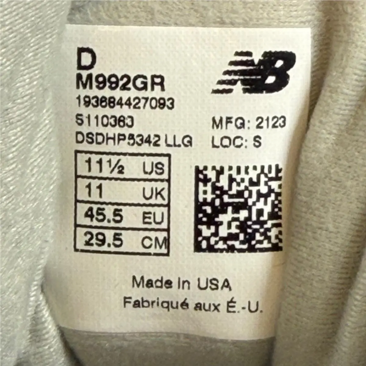 New Balance shoes - New Balance 992 - Gray 5