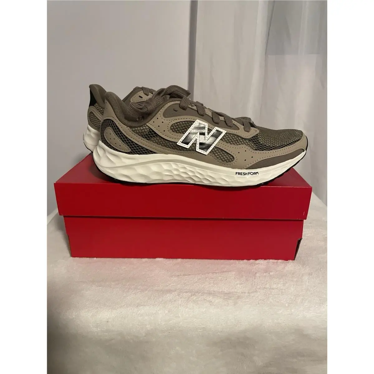 New Balance Fresh Foam Arishi V4 Tiralux Brown Trainers. Size US 7