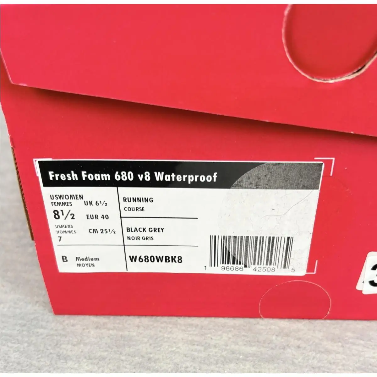 New Balance shoes - New Balance Fresh Foam 680 V8 - Black 7