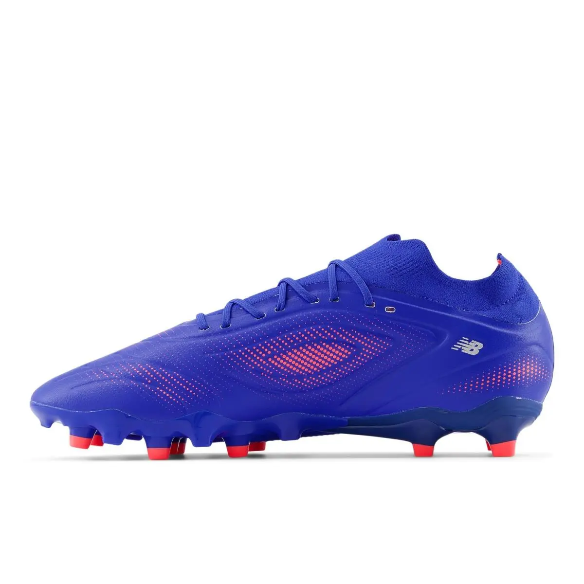 New Balance Unisex Tekela Team Low Laced FG V5 Soccershoe Blue 13 US Men - Blue Gemstone/Energy Red/Silver