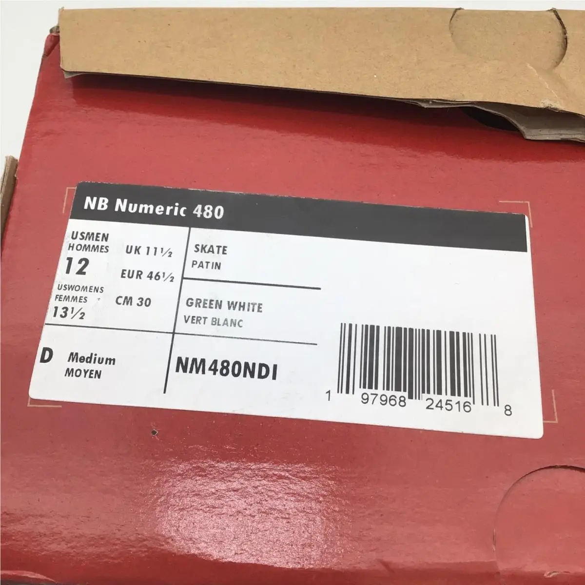 New Balance shoes - 480 - Green 4