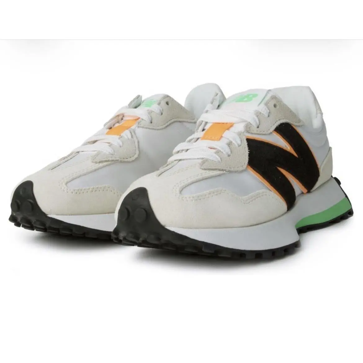 New Balance shoes - New Balance 327 - WS327NC - White/Lime Leaf/Hot Mango 15