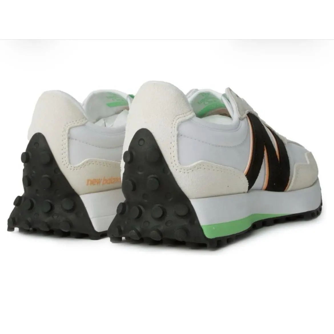 New Balance shoes - New Balance 327 - WS327NC - White/Lime Leaf/Hot Mango 17