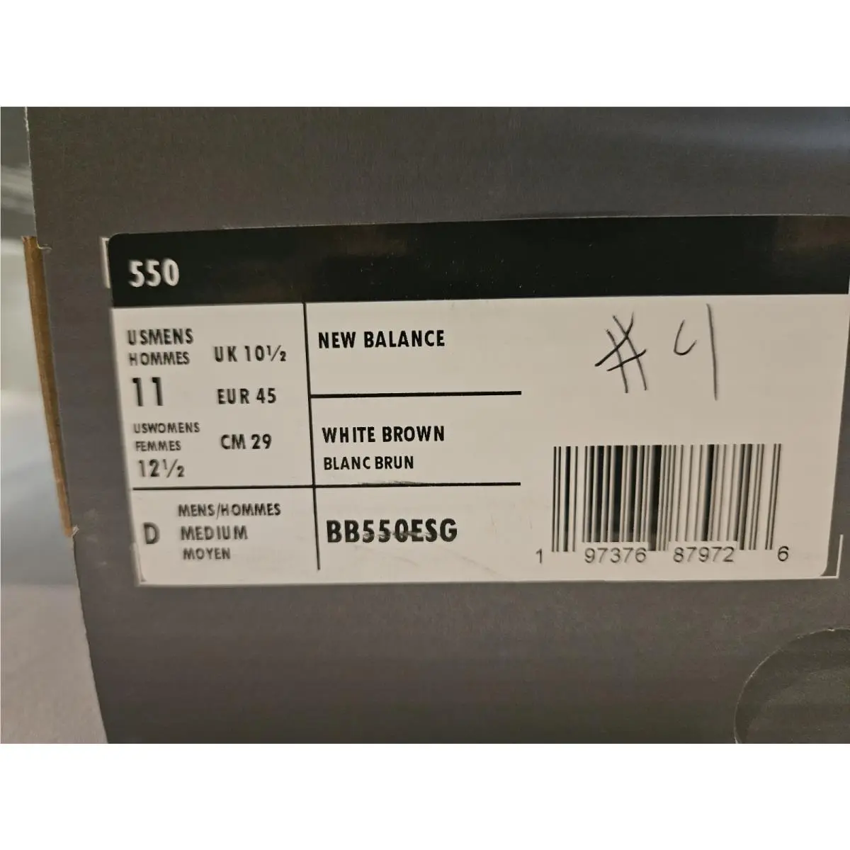 New Balance shoes - New Balance 550 - BB550ESG - White Brown Blue 0