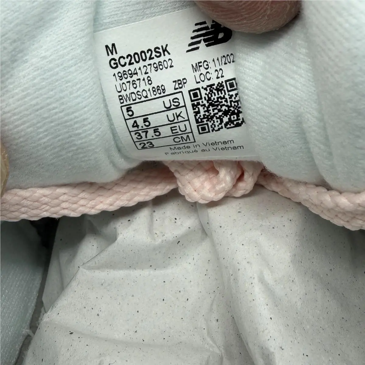 New Balance shoes - New Balance 2002 Lace - Lace - GC20025K - Pink (UPC: 0196941279602) 10
