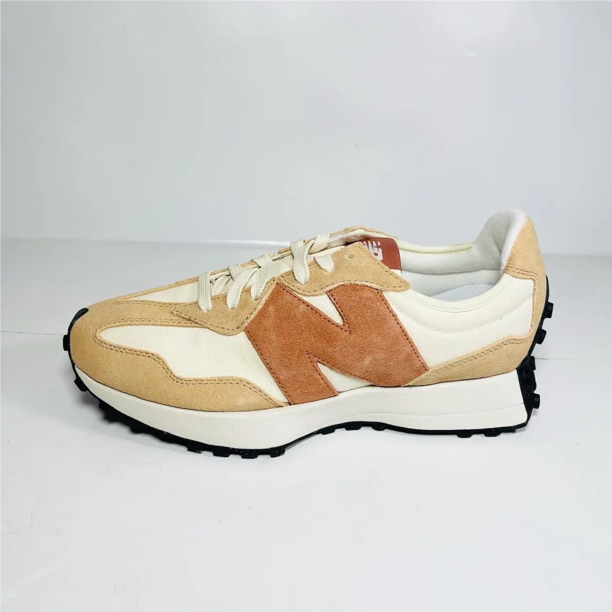 New Balance 327 Men’s Sneakers MS327WC Macadamia Nut/sweet Caramel Sz 10D