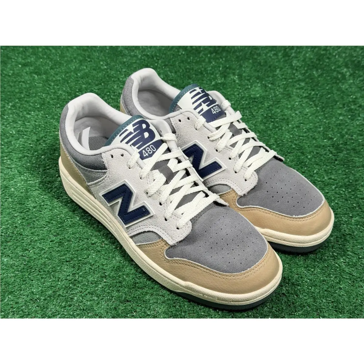 New Balance shoes - New Balance 480 - BB480LGB - Grey and Brown (UPC: 197967993893) 1