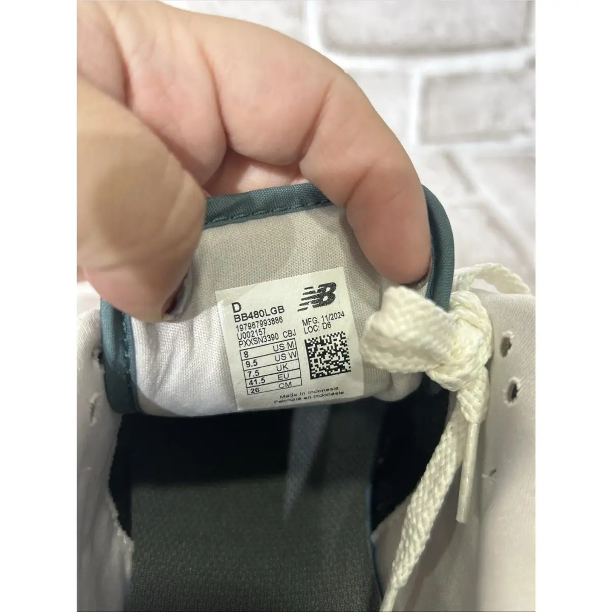 New Balance shoes - New Balance 480 - BB480LGB - Gray (UPC: 197967993886) 6