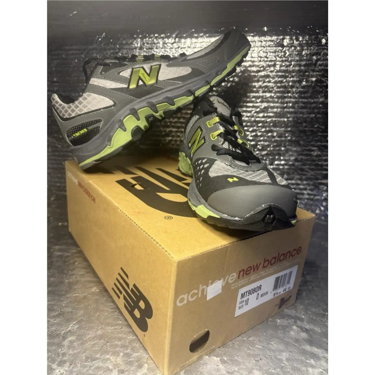 New Balance 10D MT9080R Rock Stop2 Nlock Toe Protect Off Road Lime Silver Gray