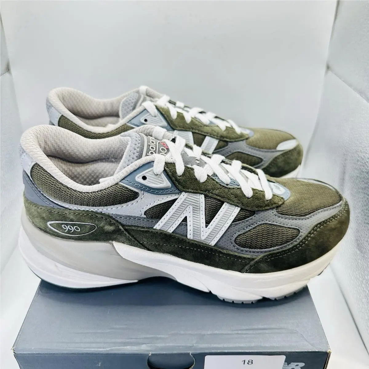 New Balance shoes - New Balance FuelCell 990v6 - FuelCell - Olive/Grey (UPC: 197376919859) 0