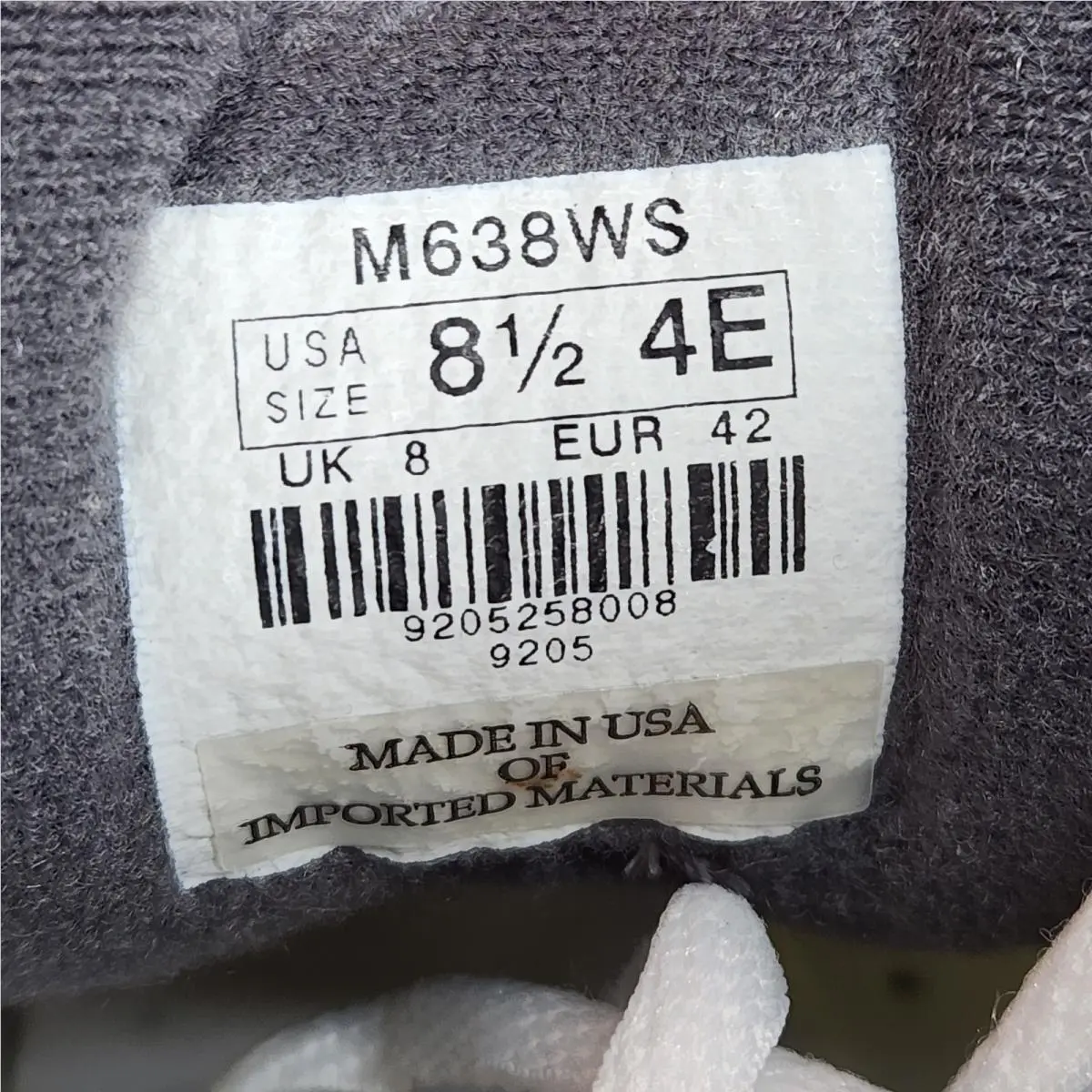 New Balance shoes - New Balance 638 - M638WS - White 7