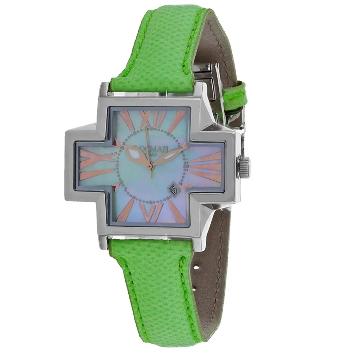 Locman Women`s Italy Plus Mop Dial Watch - 181MOPGR/GR KS by Locman Italy