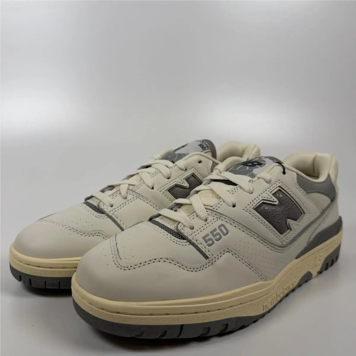 New Balance 550 Aime Leon Dore White Grey BB550ALE Mens Size 10.5 Low Top Shoes