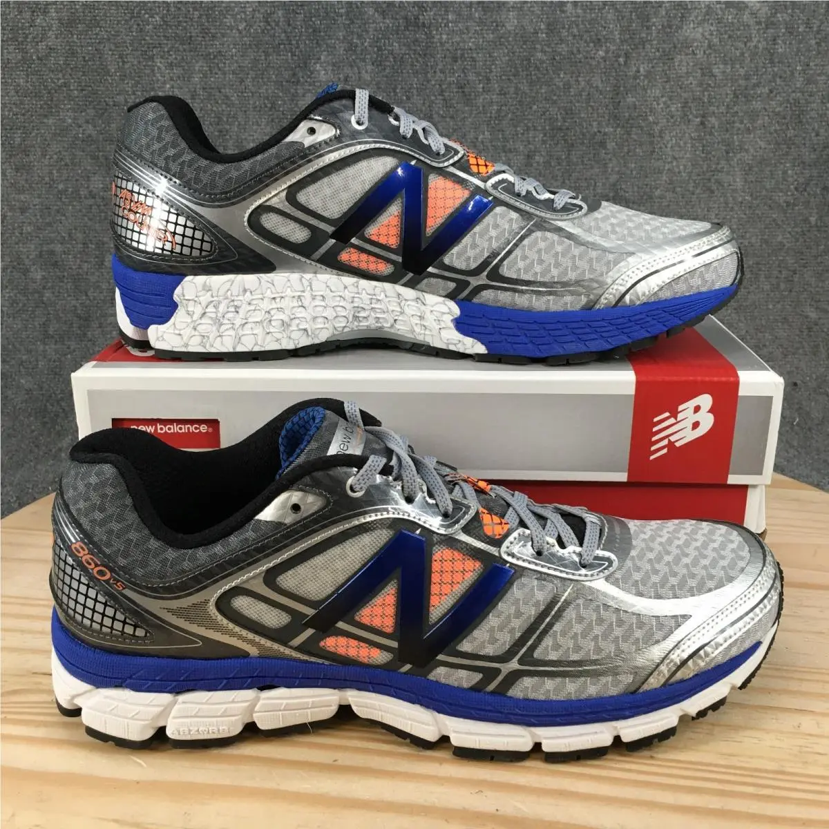 New Balance 860v5 Running Shoes Mens 14D Athletic Sneakers Lace Up Silver New