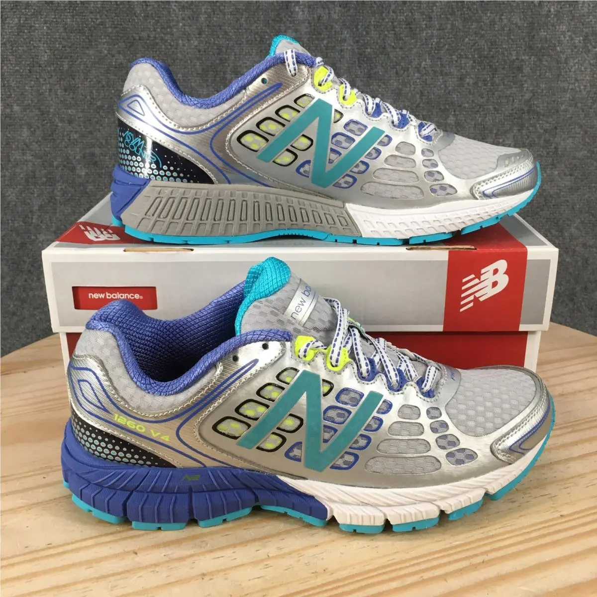 New Balance 1260v4 Running Shoes Womens 10.5 2A Lace Up Sneakers Multicolor New