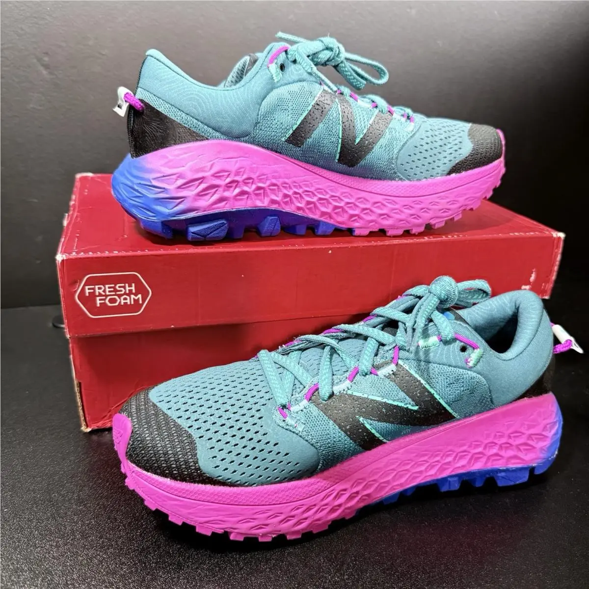 New Balance shoes - New Balance Fresh Foam More Trail - WTMORBP - Teal 2