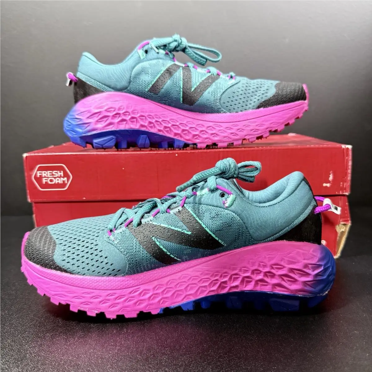 New Balance shoes - New Balance Fresh Foam More Trail - WTMORBP - Teal 3