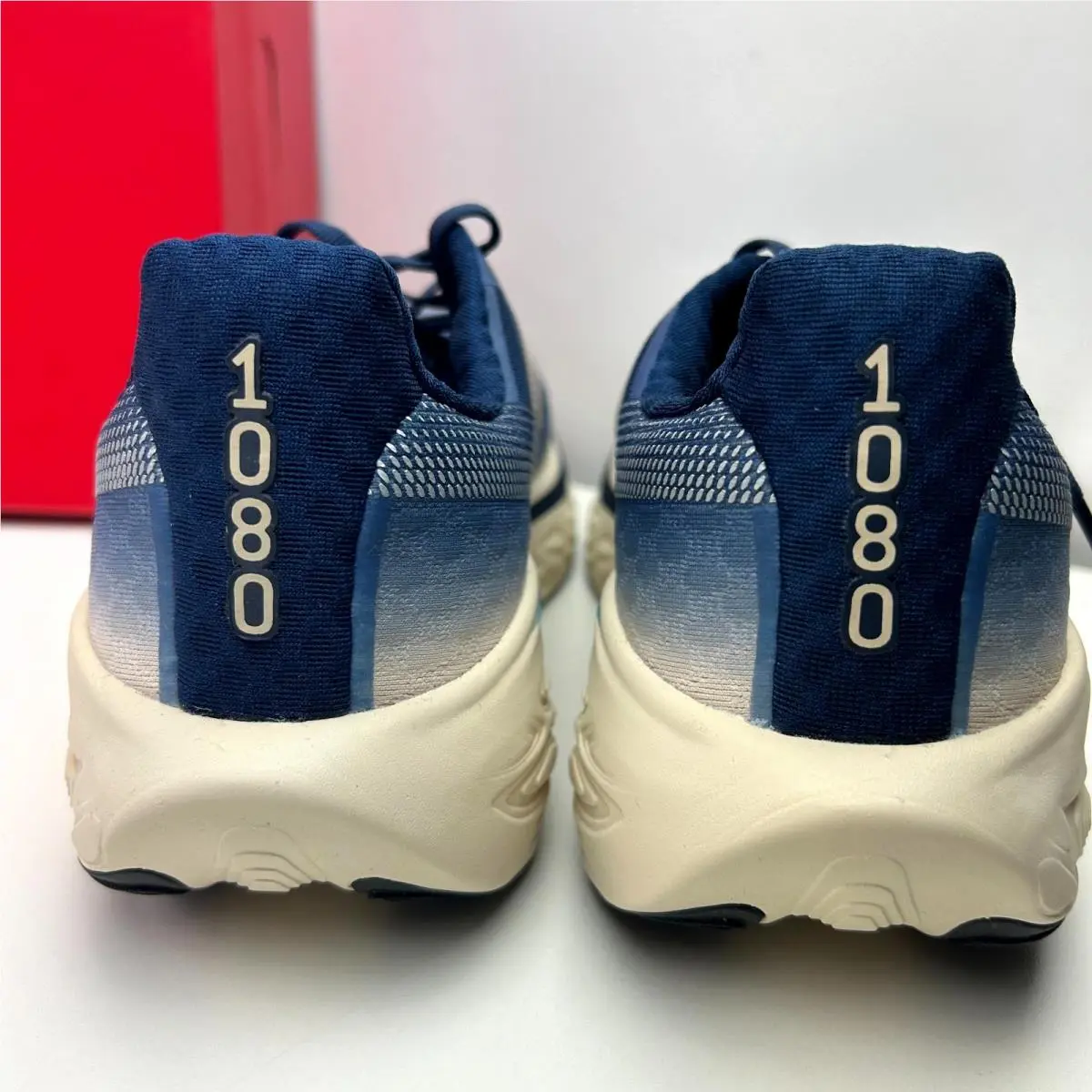 New Balance shoes - New Balance Fresh Foam 1080 - Beige/Blue (UPC: 198688442639) 4
