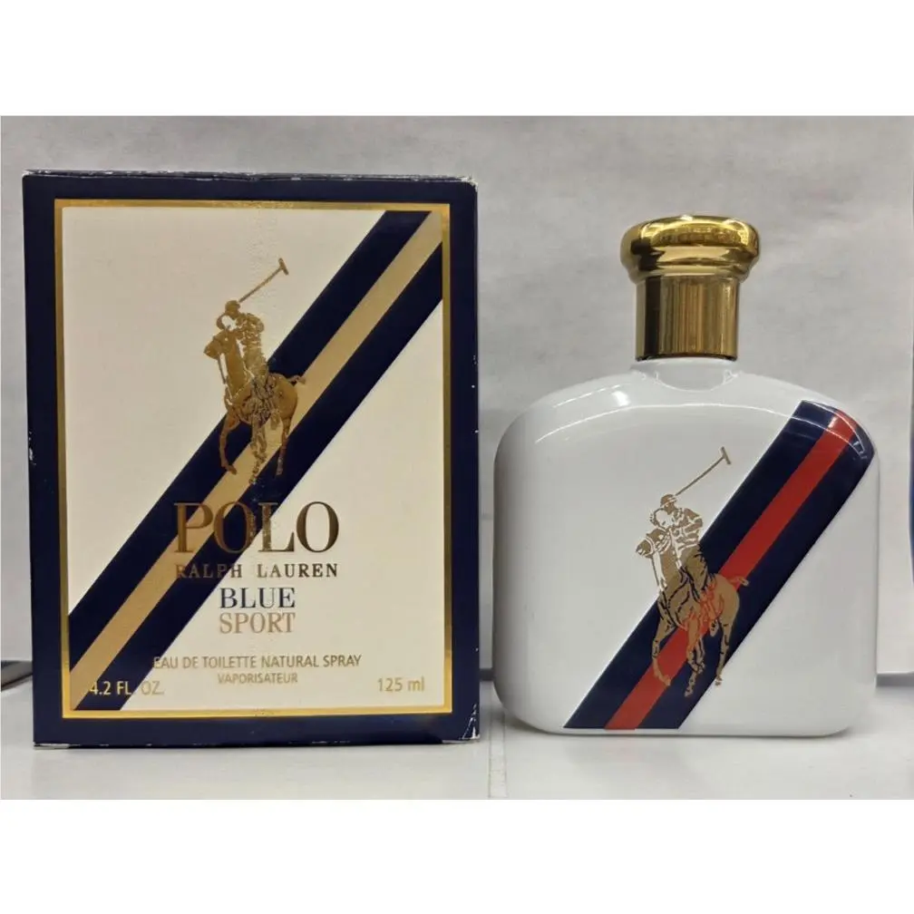 Polo Blue Sport Ralph Lauren Men 4.2 oz / 125 ml Eau De Toilette Spray