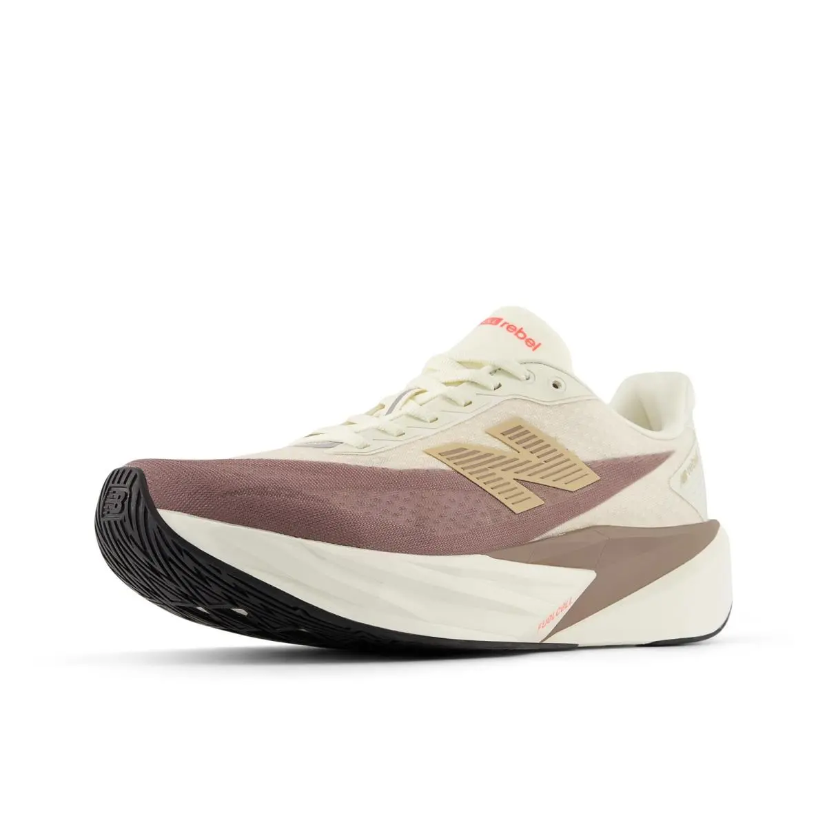 New Balance Women`s Fuelcell Rebel V5 Running Shoe Angora/earth Shadow/sea