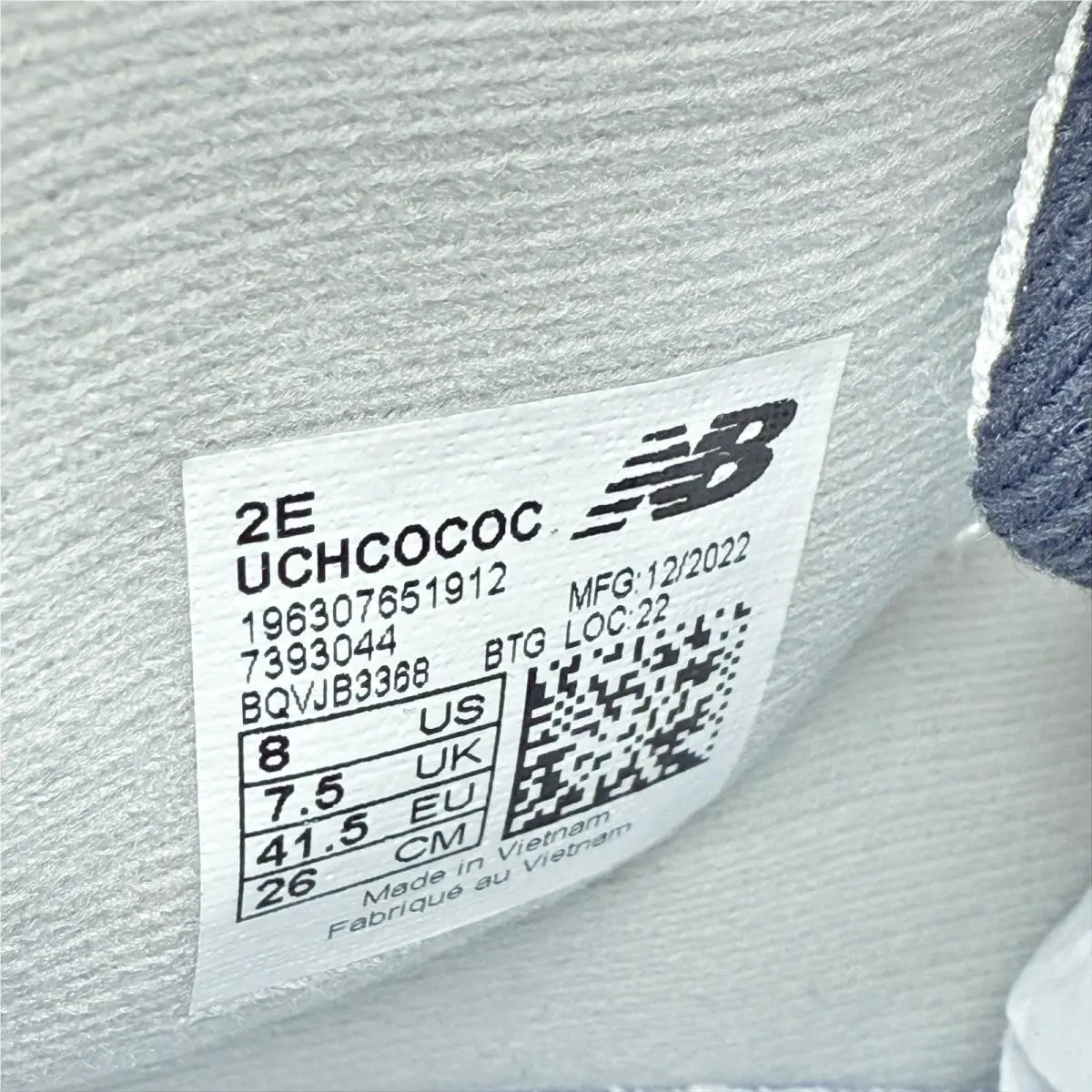 New Balance shoes - White (UPC: 196307651912) 11