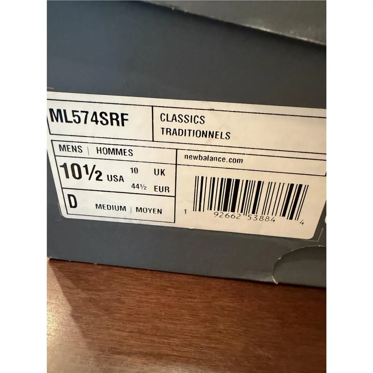 New Balance shoes - New Balance 574 - Red,blue,white,grey (UPC: 0192662538844) 7
