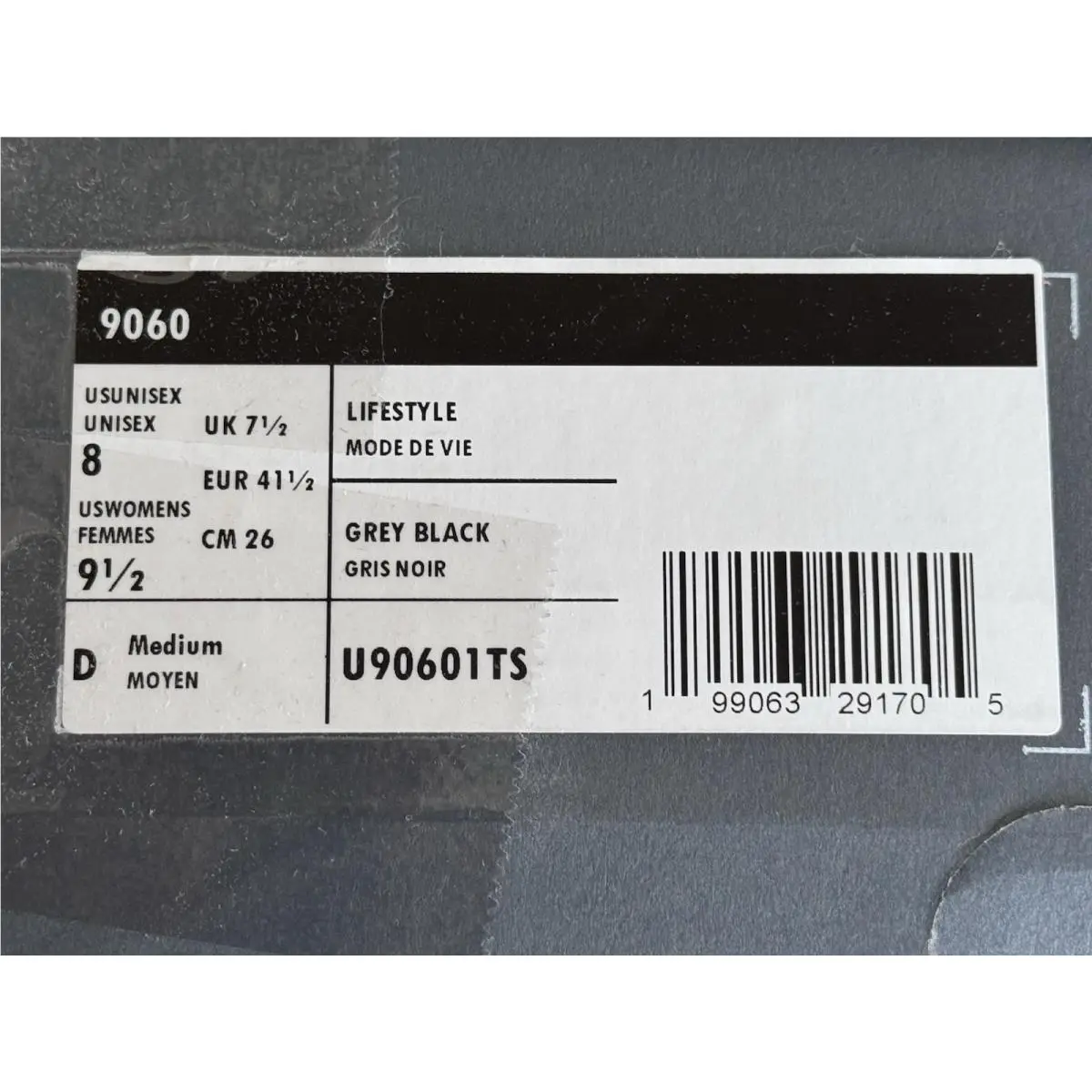 New Balance shoes - New Balance 9060 - U9060ITS - Gray 5