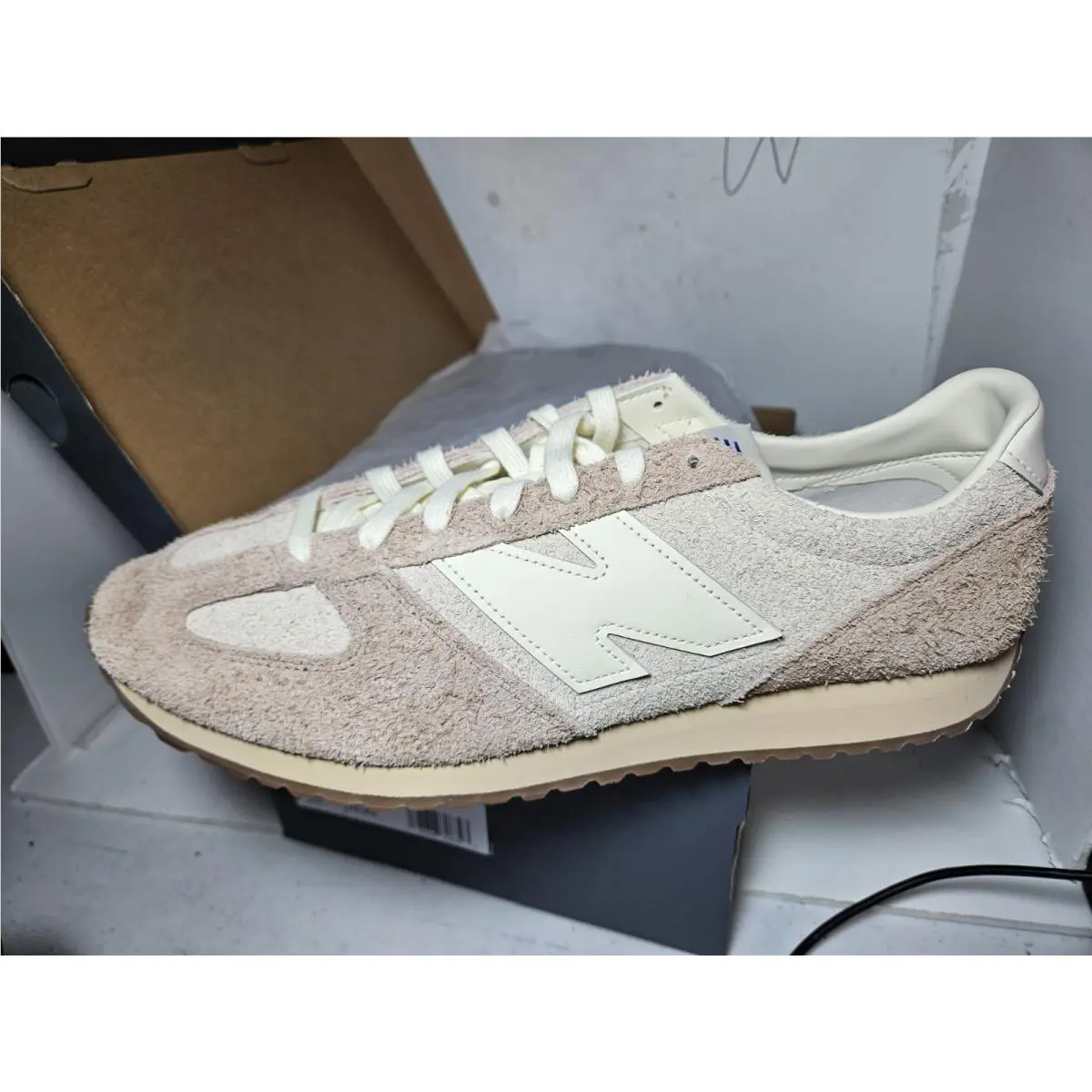 New Balance 471 NB Bisque Flat Taupe Casual Lifestyle Shoes U471PSC Mens 14 D