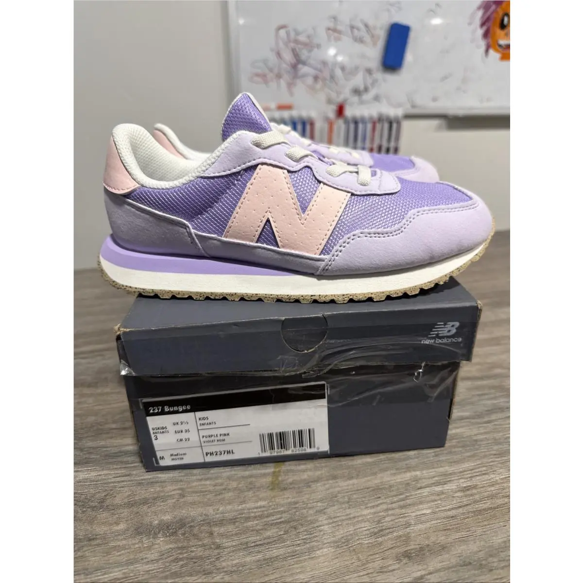 New Balance 237 Bungee Ph237hl Kids Size 3