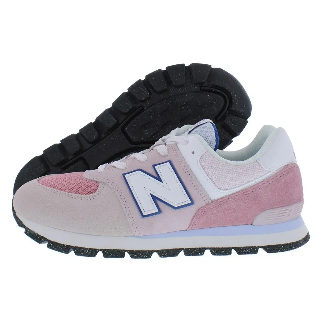 New Balance 574 GS Girls Shoes Size 3.5 Color: Pink/blue