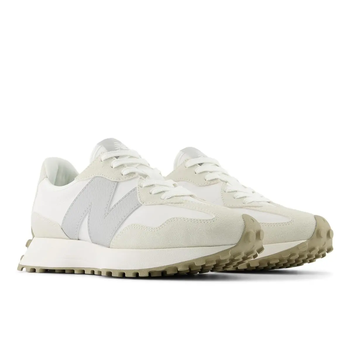 New Balance Women`s 327 Sneaker Sea Salt/brighton Grey 9