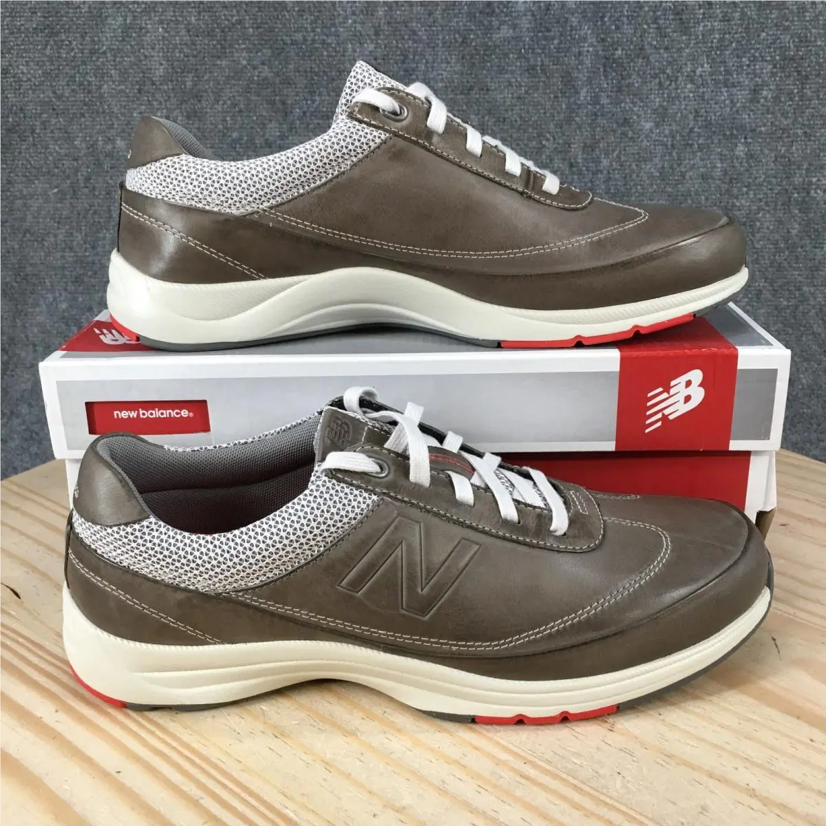 New Balance 980 Shoes Womens 10.5 B Lace Up Sneakers WW980GR Brown Leather New