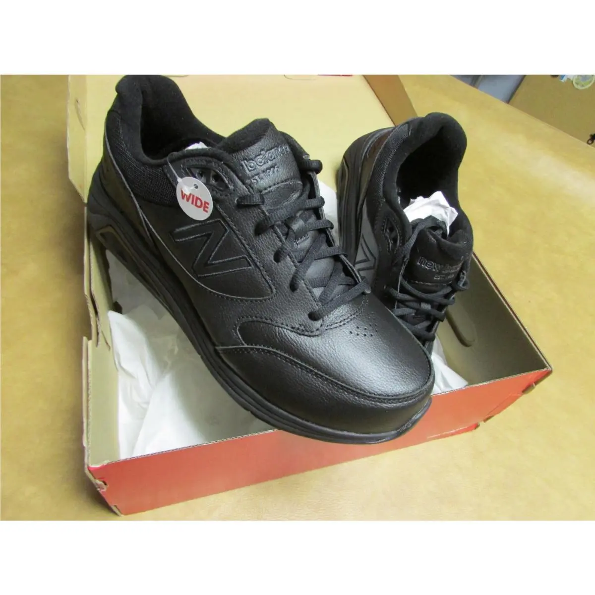 New Balance MW928BK3 Men`s Walking Shoe Black Size 9 4E Wide
