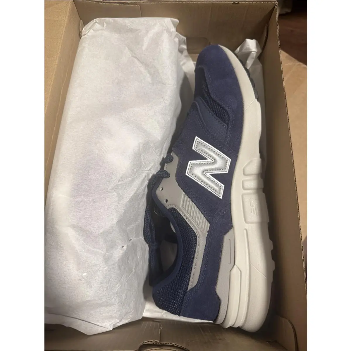 New Men`s New Balance 997H Athletic Shoe Navy White Sz 11