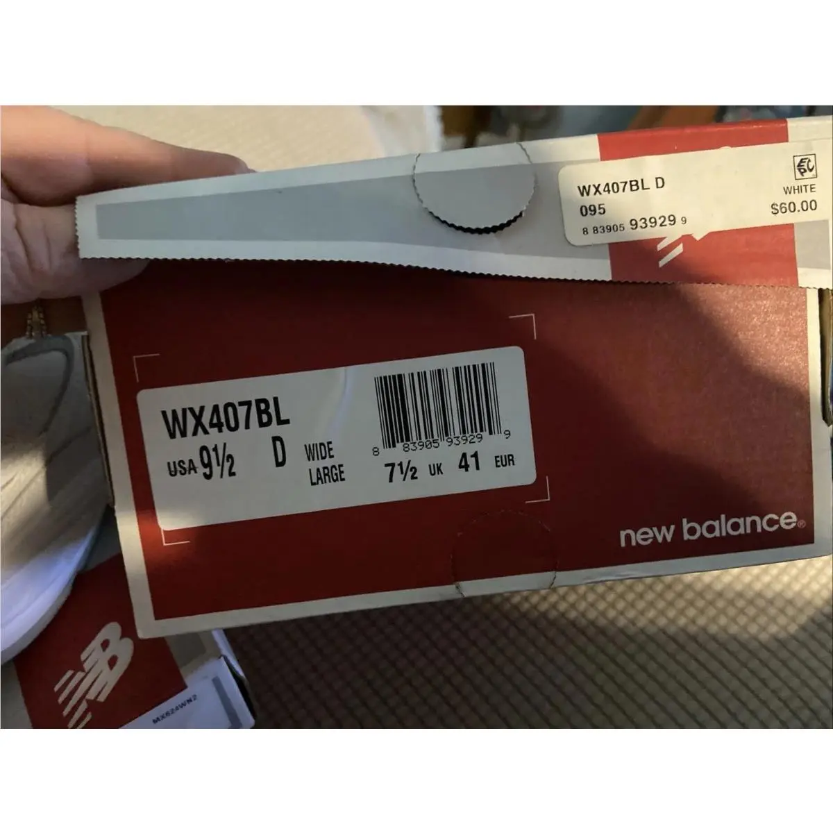 New Balance shoes - New Balance WX407BL - WX407BL - White, Manufacturer: Silver, Aqua 9