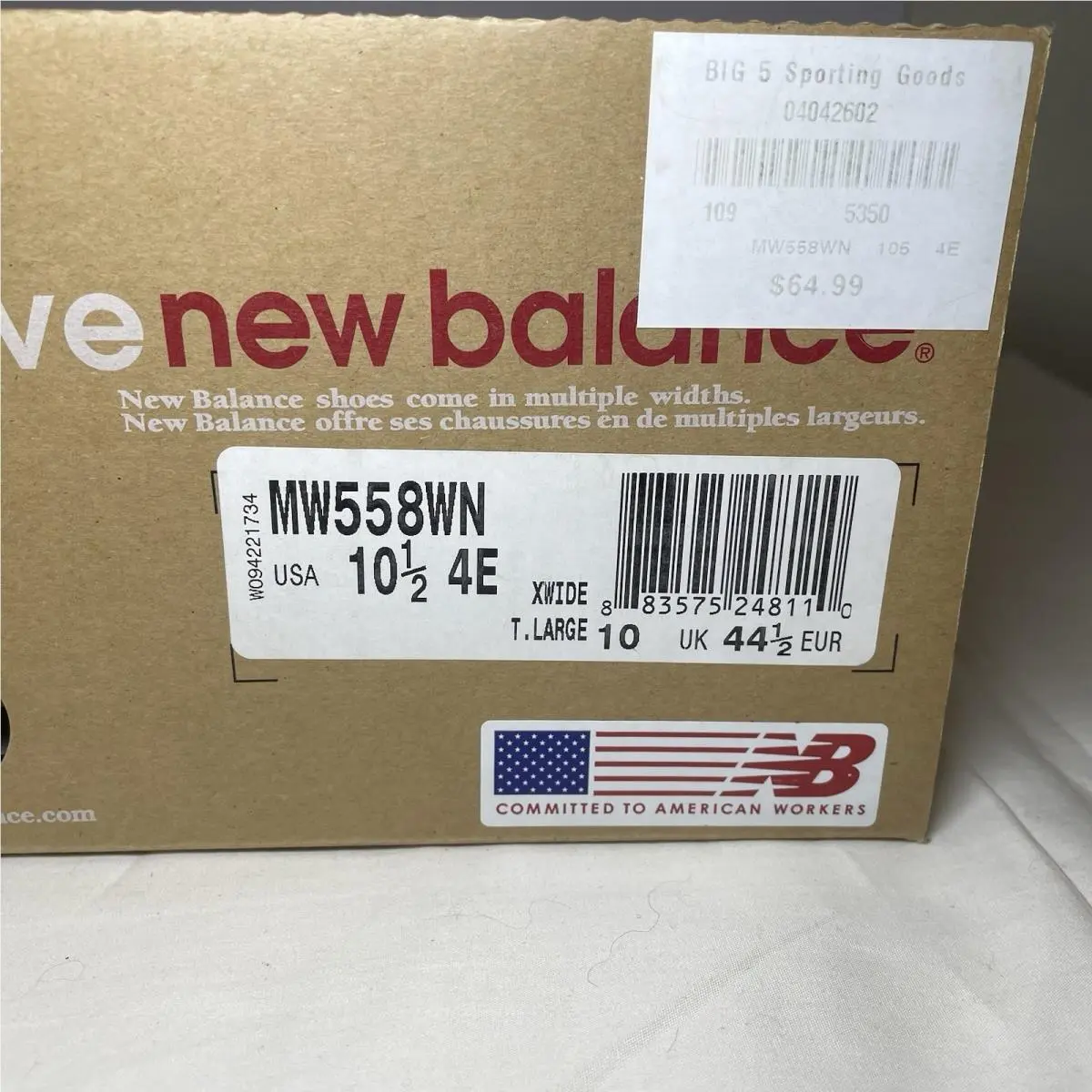 New Balance shoes - MW558WN - MW558WN 360 - White 7