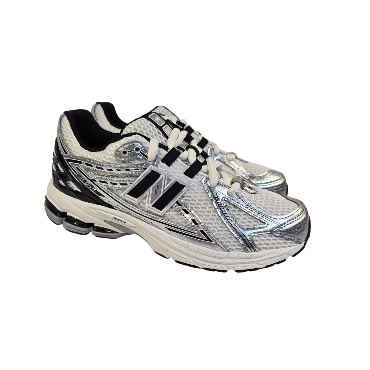 New Balance Kids 1906R Running Shoes Silver Black GC1906ER Size 6.5Y