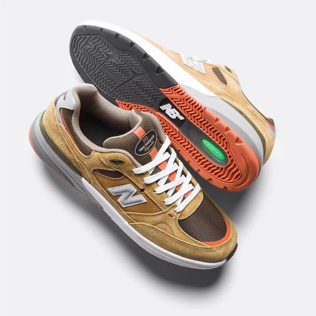 New Balance shoes - New Balance Numeric 933 - Numeric - NM933MNO-2E - Brown (UPC: 197968037046) 1
