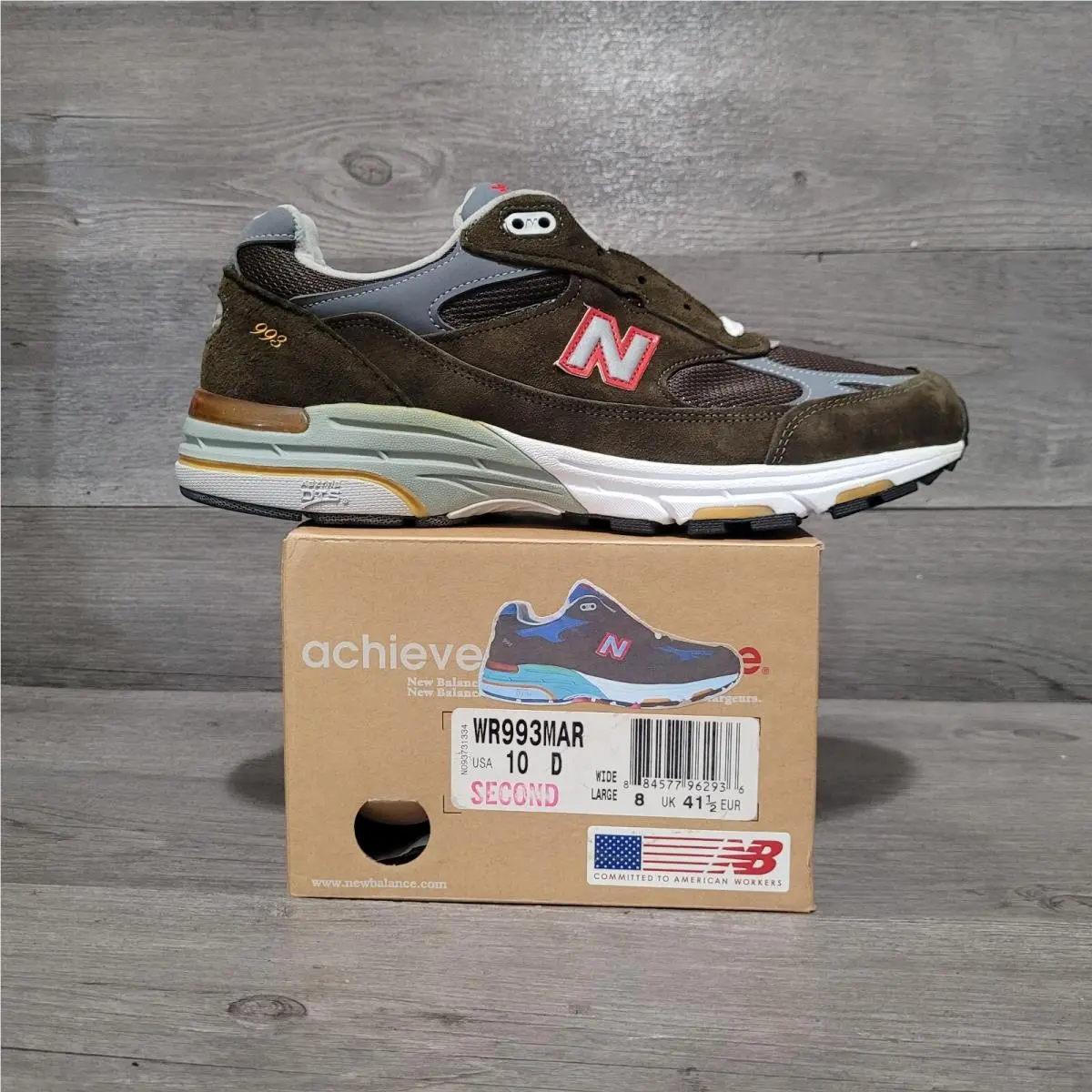 2010 New Balance 993 Marine Semper fi Womens Size 10 Wide/ Mens Size 8.5
