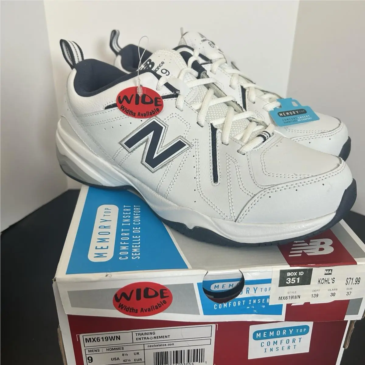 New Balance shoes - New Balance Cross - Cross - MX619WN - White 0