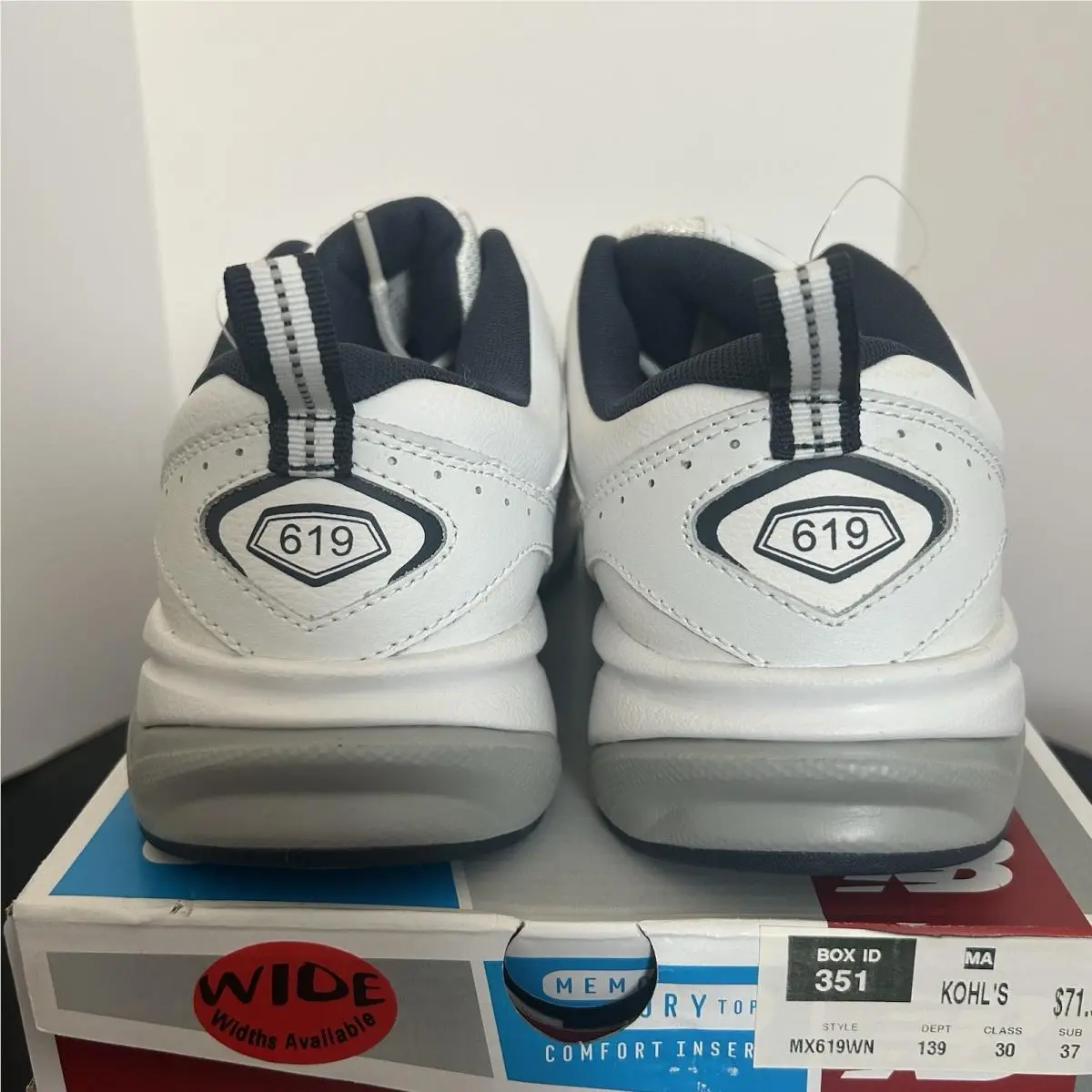 New Balance shoes - New Balance Cross - Cross - MX619WN - White 4
