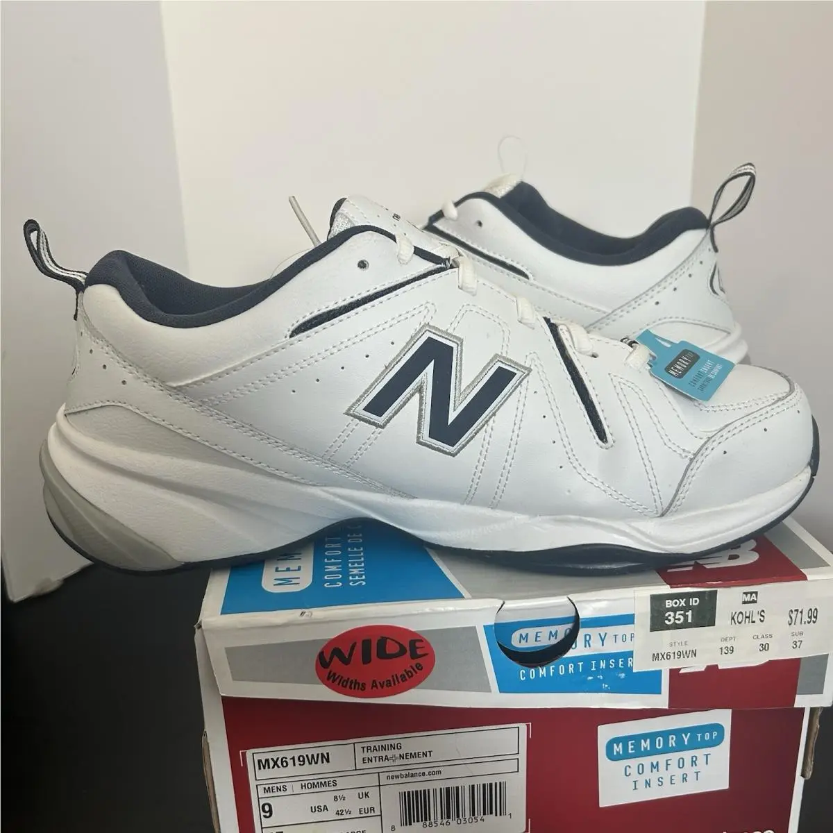 New Balance shoes - New Balance Cross - Cross - MX619WN - White 7
