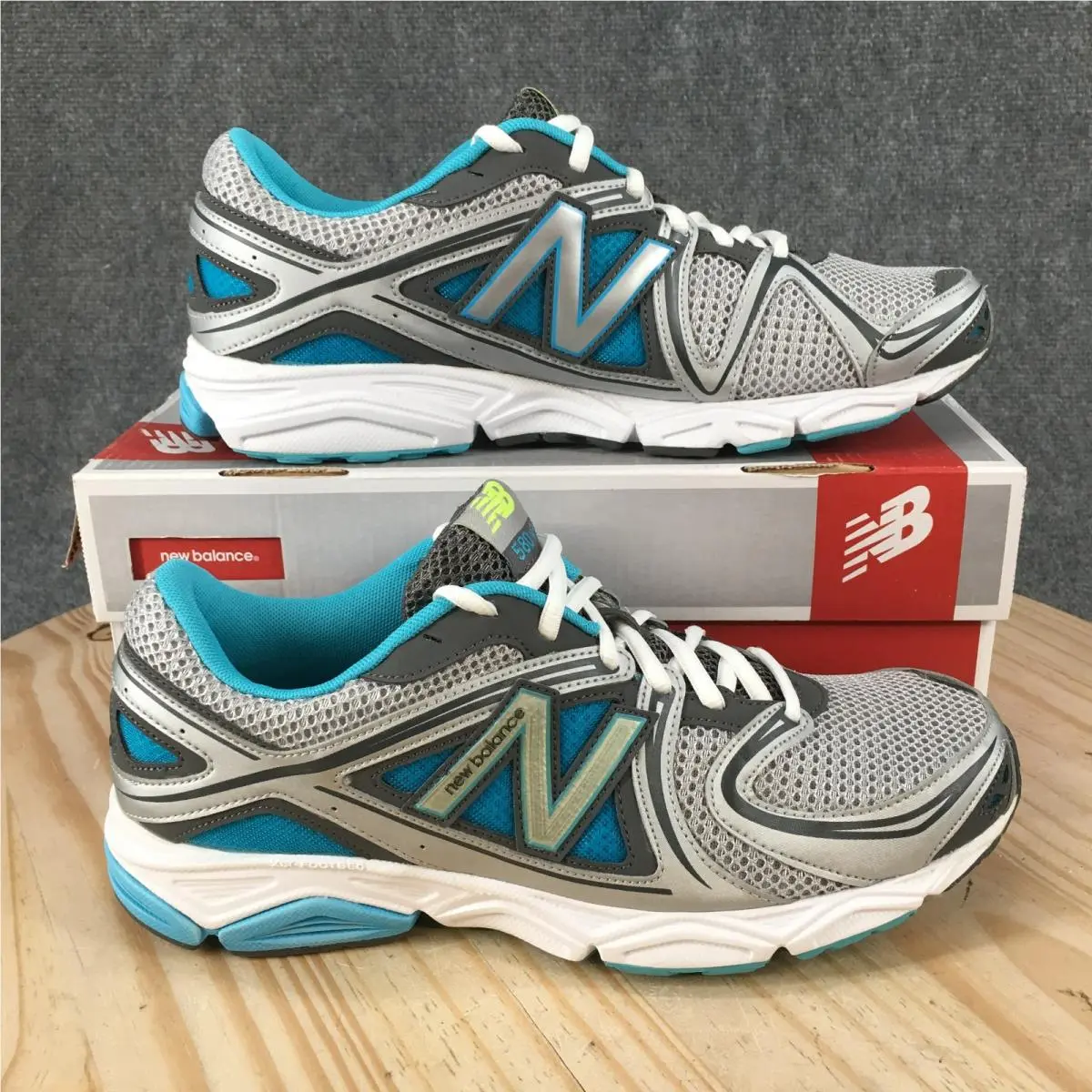 New Balance 580v3 Shoes Womens 10.5 B Running Sneakers W580SG3 Blue Gray New