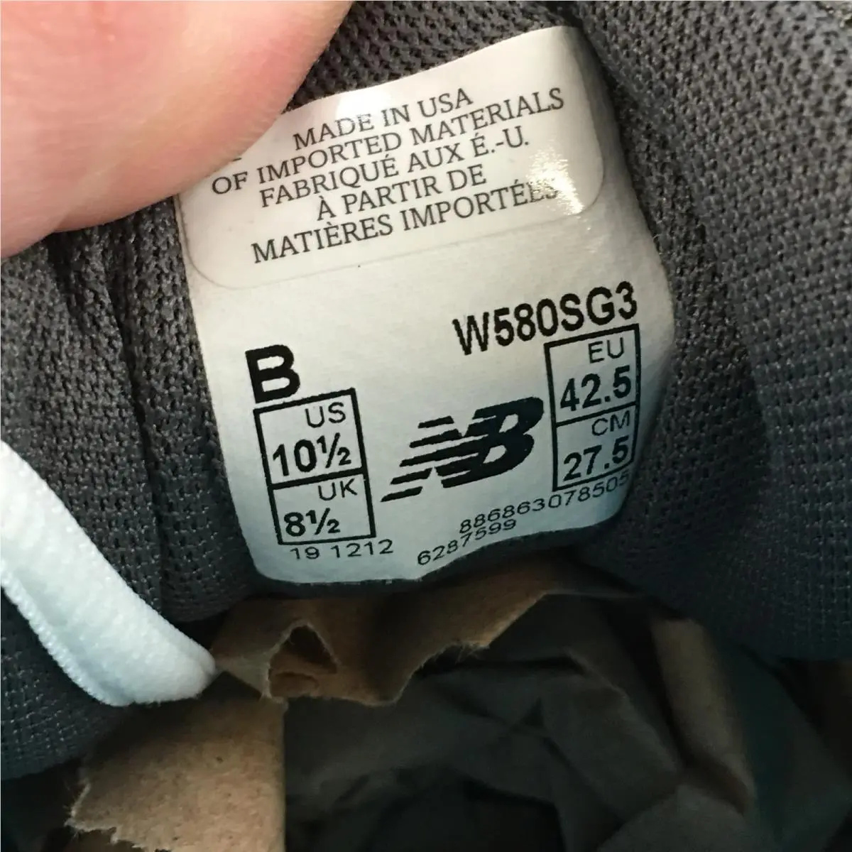 New Balance shoes - New Balance 580v3 - W580SG3 - Gray 12