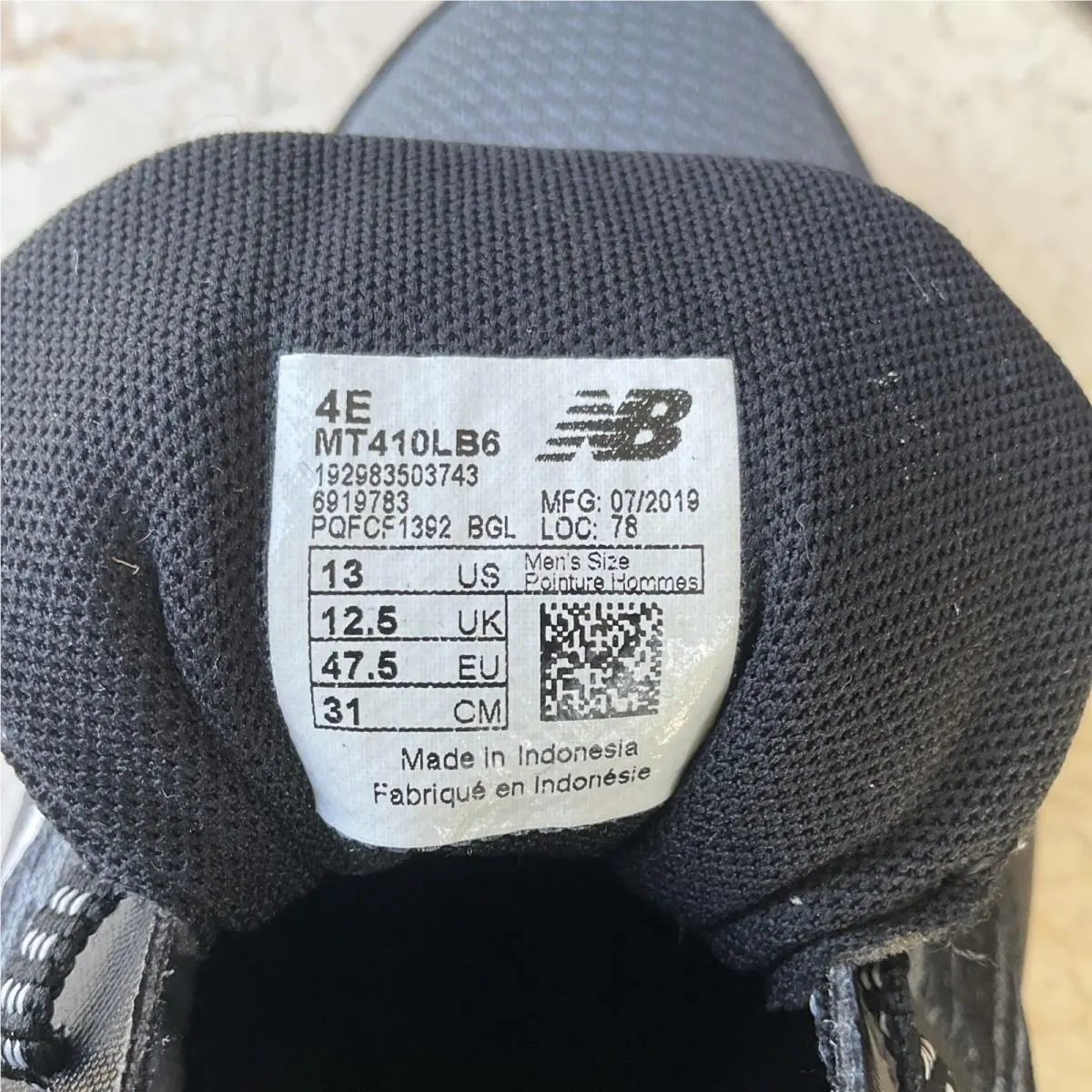 New Balance shoes - New Balance 410v6 Z Terrain - MT410LB6 - Black 16
