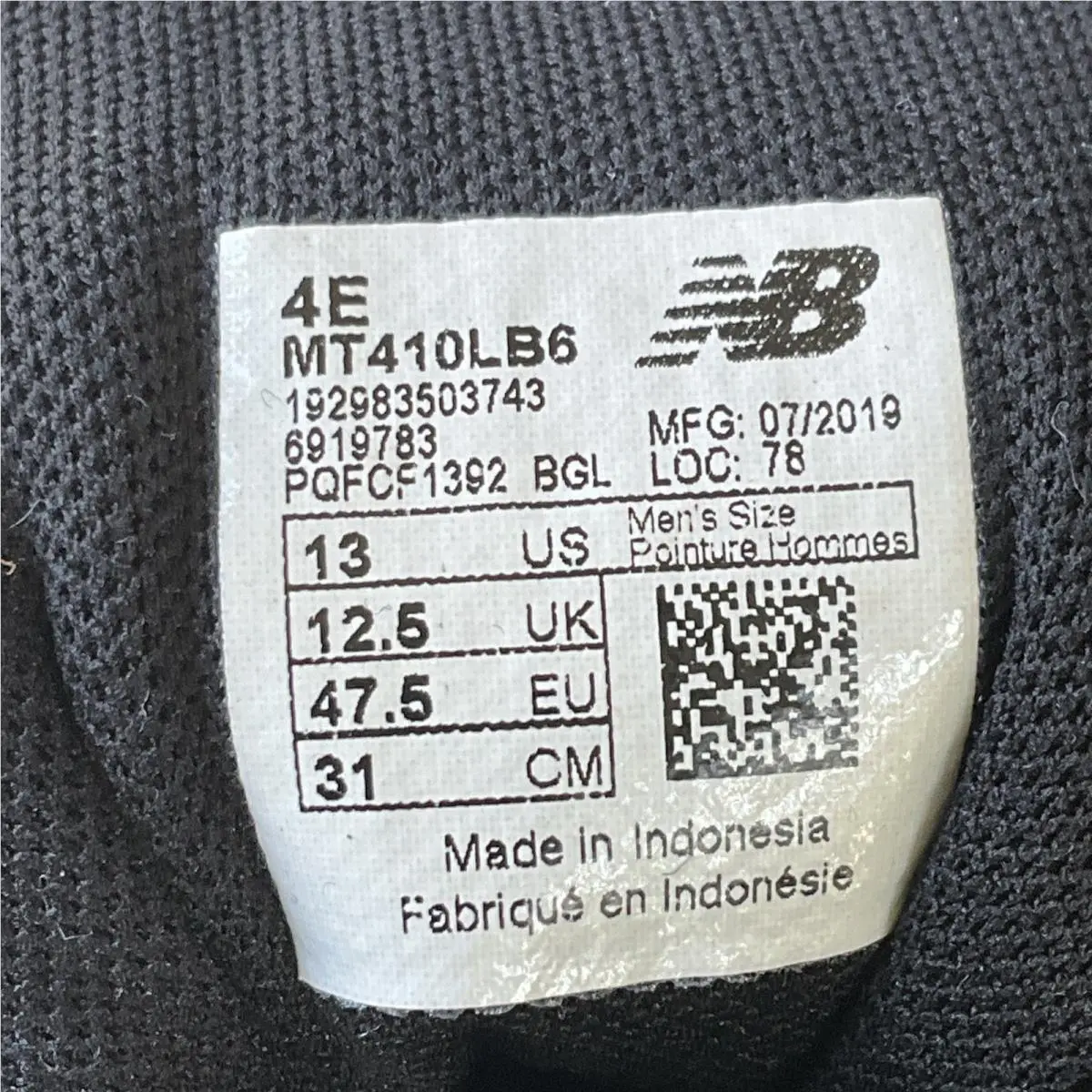 New Balance shoes - New Balance 410v6 Z Terrain - MT410LB6 - Black 17
