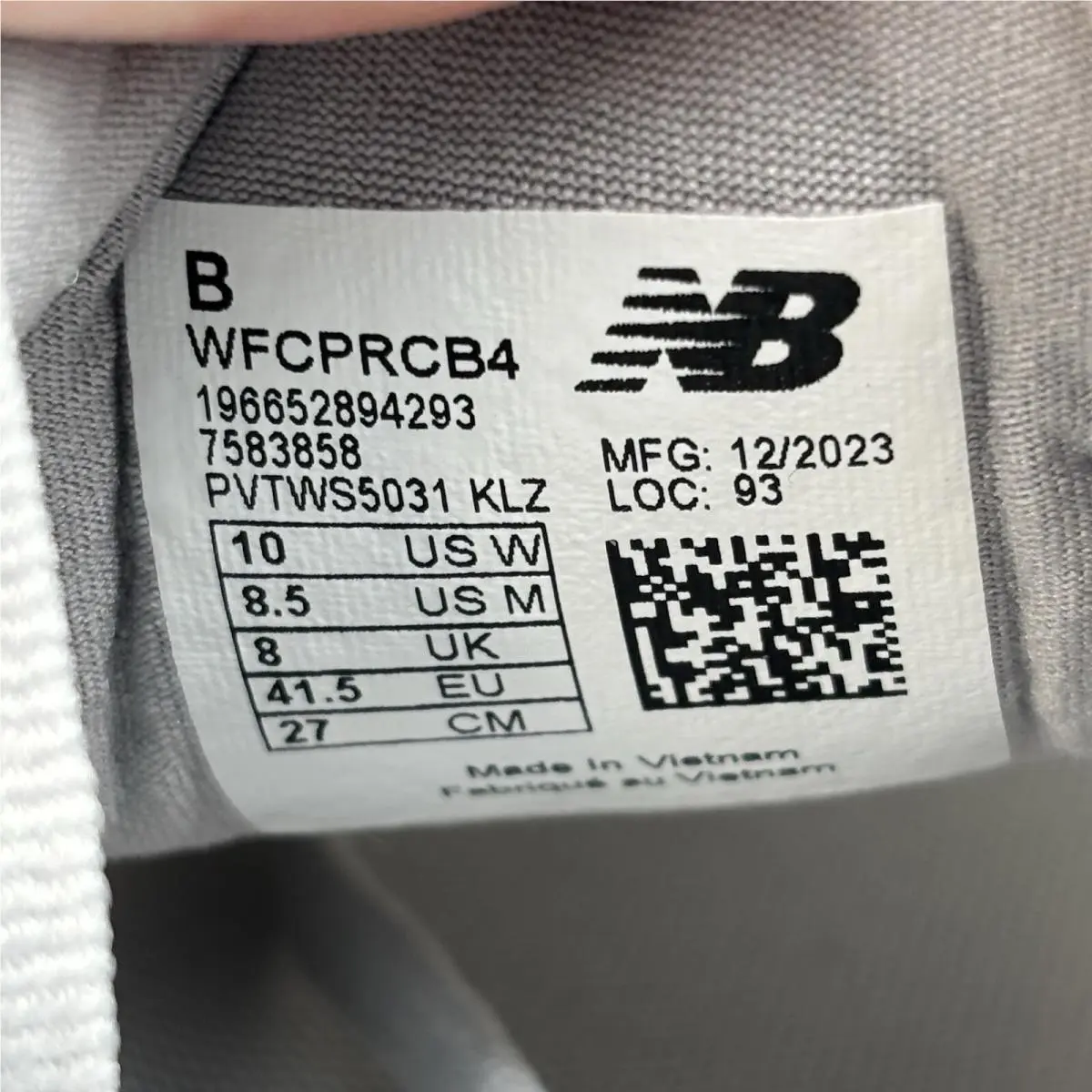 New Balance shoes - Fuelcell Propel V4 D Wide - Wfcprcb4d - Gray 6