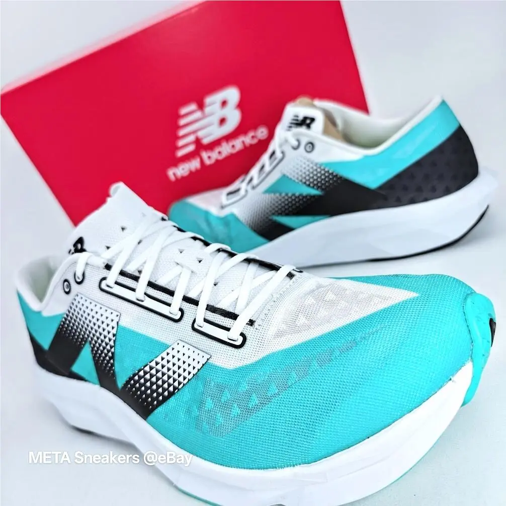 New Balance US 9 Men`s White Green Black Runner Fuelcell Pvlse v1 Mfcnpcw New