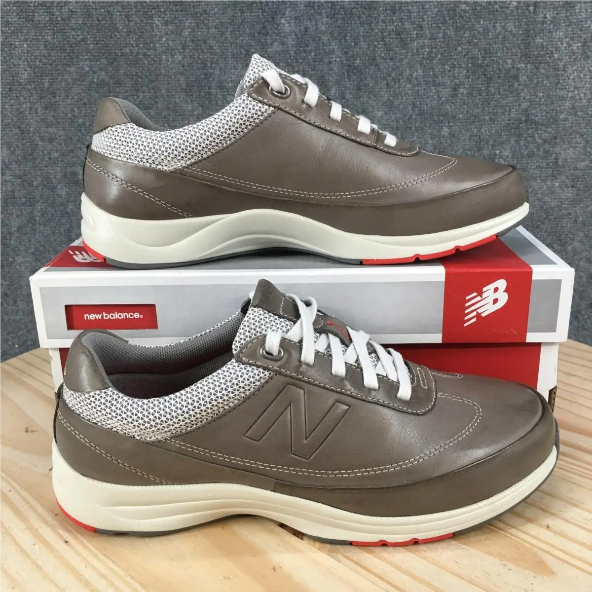 New Balance 980 Shoes Womens 9D Sneakers Lace Up WW980GR Casual Leather Gray New
